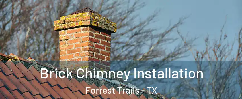 Brick Chimney Installation Forrest Trails - TX