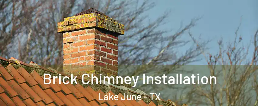 Brick Chimney Installation Lake June - TX
