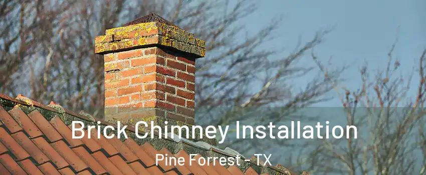 Brick Chimney Installation Pine Forrest - TX