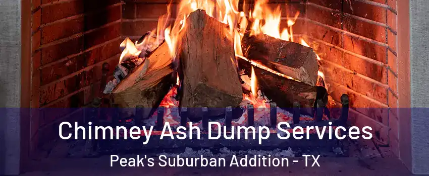 Chimney Ash Dump Services Peak's Suburban Addition - TX