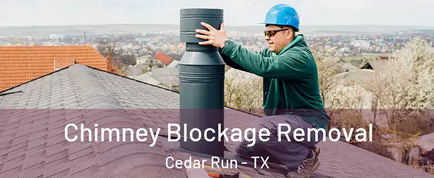 Chimney Blockage Removal Cedar Run - TX
