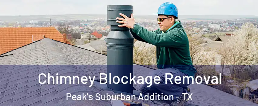 Chimney Blockage Removal Peak's Suburban Addition - TX