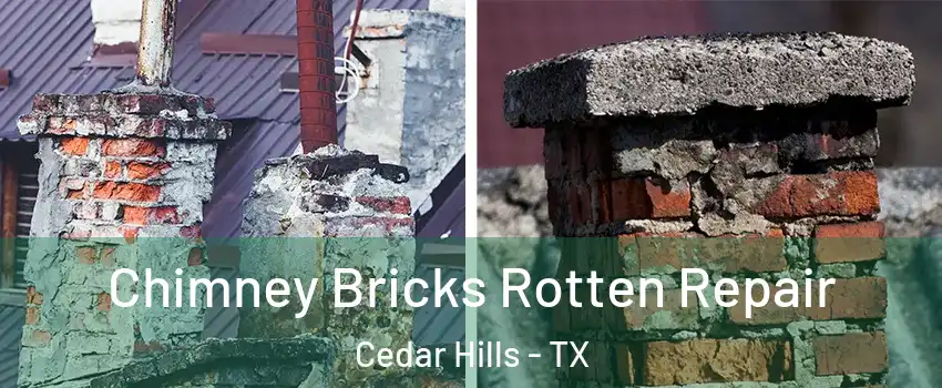 Chimney Bricks Rotten Repair Cedar Hills - TX