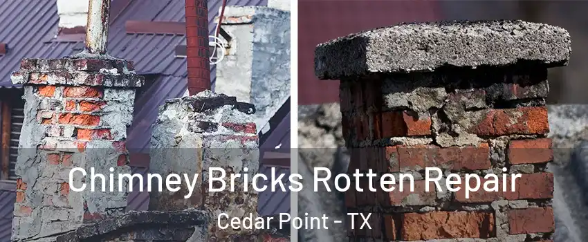 Chimney Bricks Rotten Repair Cedar Point - TX