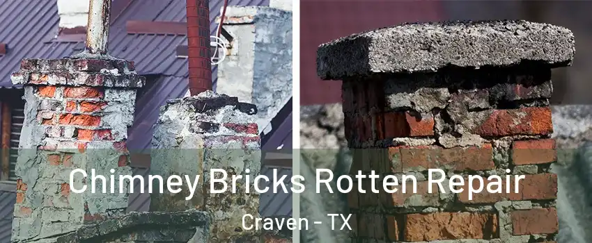 Chimney Bricks Rotten Repair Craven - TX