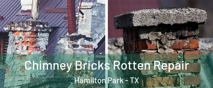 Chimney Bricks Rotten Repair Hamilton Park - TX