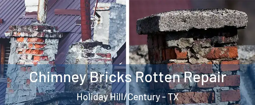 Chimney Bricks Rotten Repair Holiday Hill/Century - TX