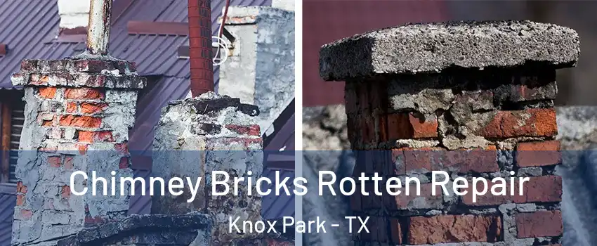 Chimney Bricks Rotten Repair Knox Park - TX