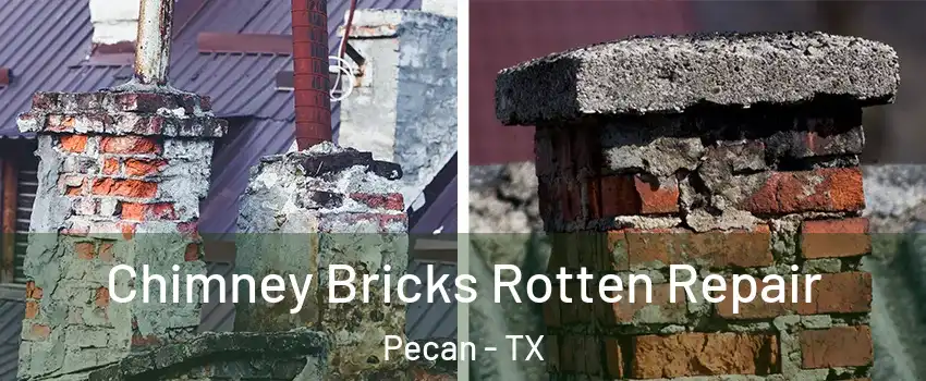 Chimney Bricks Rotten Repair Pecan - TX