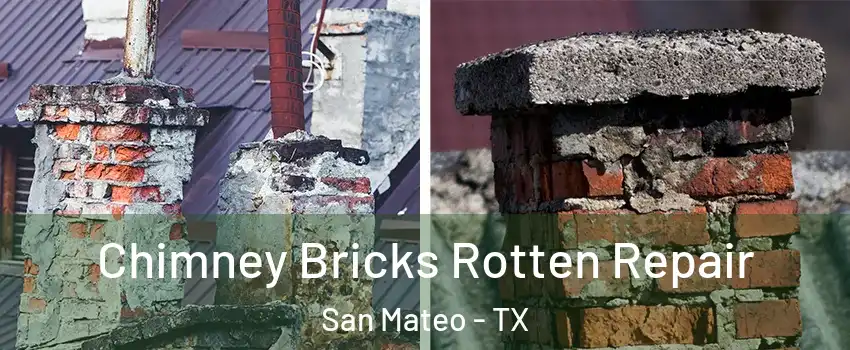 Chimney Bricks Rotten Repair San Mateo - TX