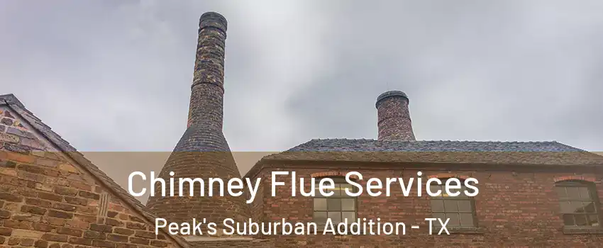 Chimney Flue Services Peak's Suburban Addition - TX