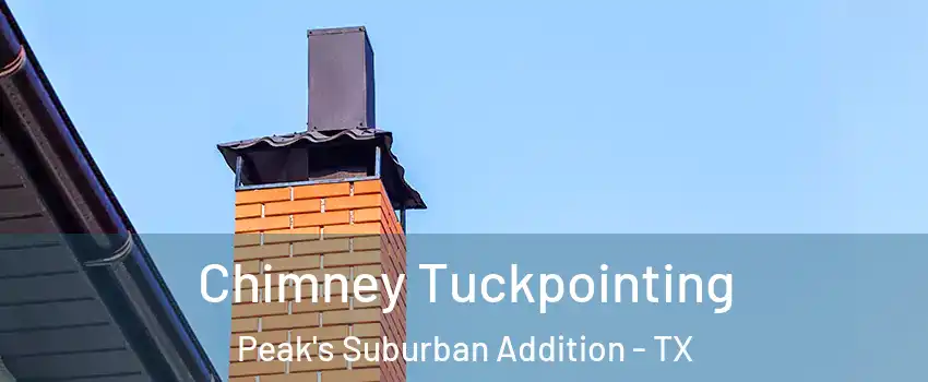 Chimney Tuckpointing Peak's Suburban Addition - TX