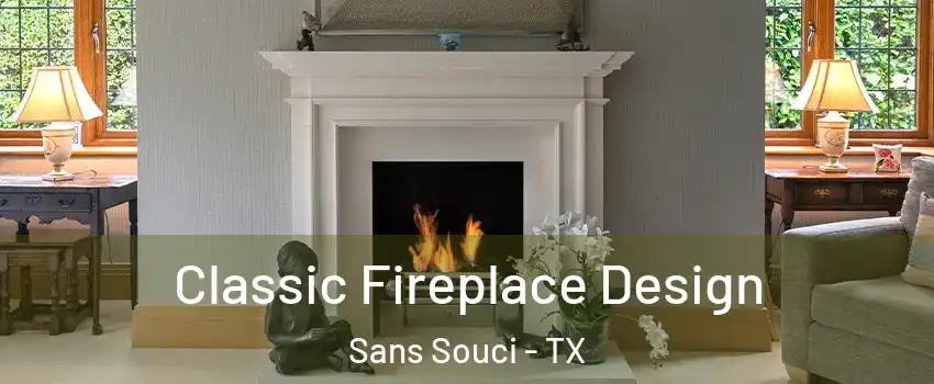 Classic Fireplace Design Sans Souci - TX