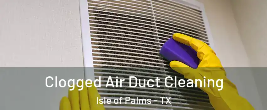 Clogged Air Duct Cleaning Isle of Palms - TX