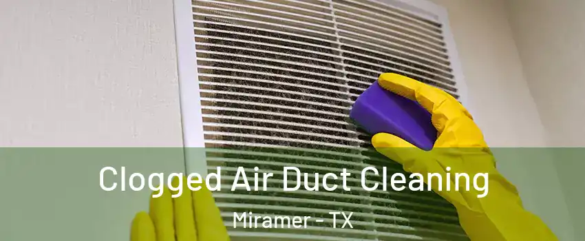 Clogged Air Duct Cleaning Miramer - TX