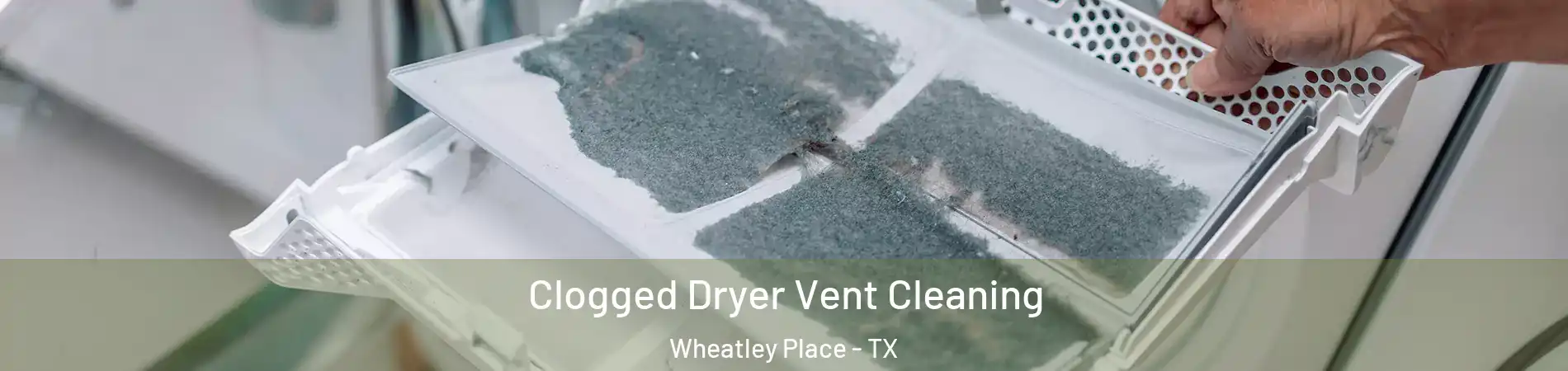 Clogged Dryer Vent Cleaning Wheatley Place - TX