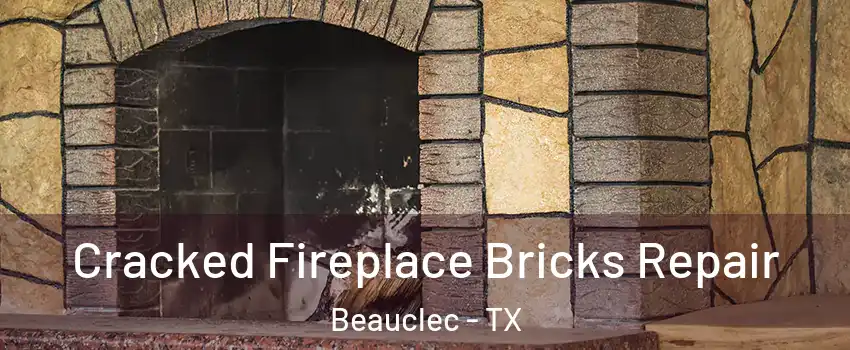 Cracked Fireplace Bricks Repair Beauclec - TX