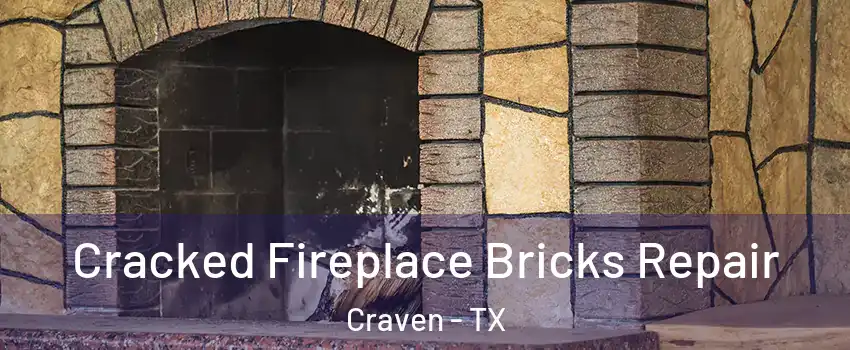 Cracked Fireplace Bricks Repair Craven - TX
