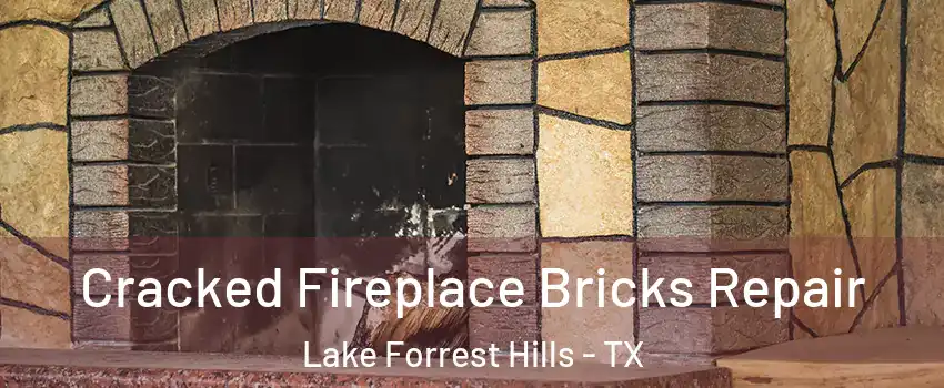 Cracked Fireplace Bricks Repair Lake Forrest Hills - TX