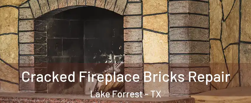 Cracked Fireplace Bricks Repair Lake Forrest - TX