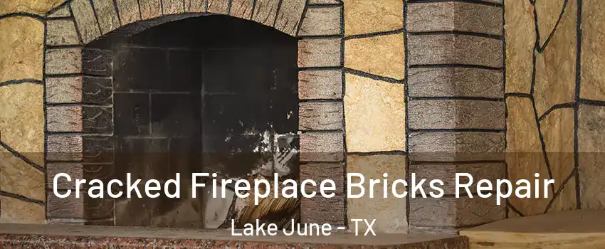 Cracked Fireplace Bricks Repair Lake June - TX