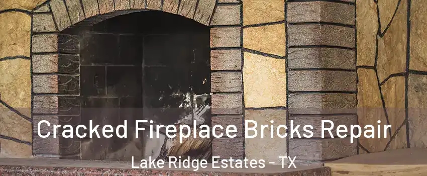 Cracked Fireplace Bricks Repair Lake Ridge Estates - TX