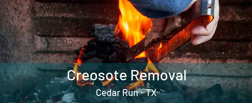 Creosote Removal Cedar Run - TX