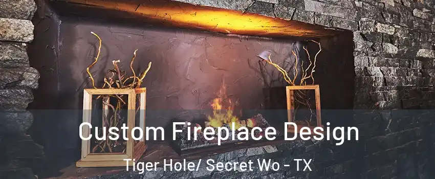 Custom Fireplace Design Tiger Hole/ Secret Wo - TX
