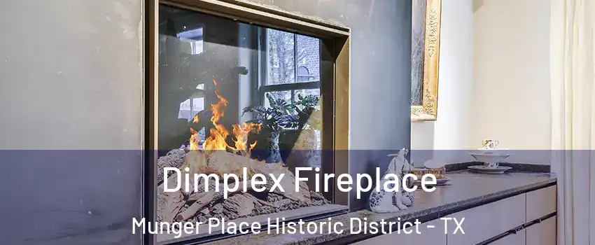 Dimplex Fireplace Munger Place Historic District - TX