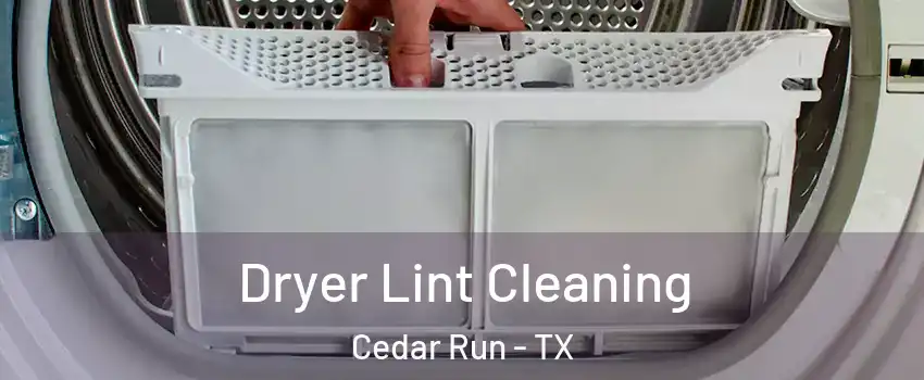 Dryer Lint Cleaning Cedar Run - TX