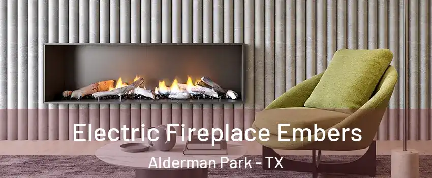 Electric Fireplace Embers Alderman Park - TX