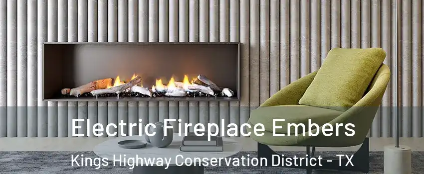 Electric Fireplace Embers Kings Highway Conservation District - TX