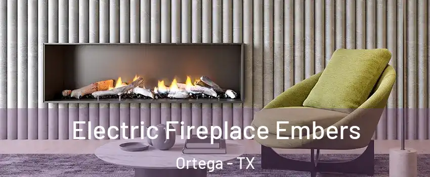 Electric Fireplace Embers Ortega - TX