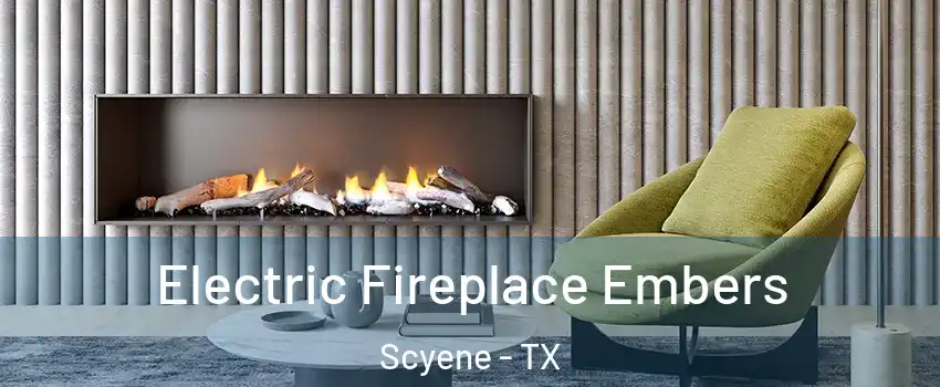 Electric Fireplace Embers Scyene - TX