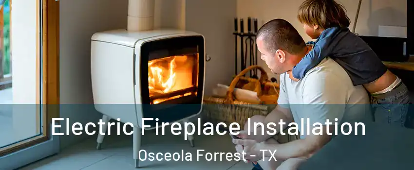 Electric Fireplace Installation Osceola Forrest - TX