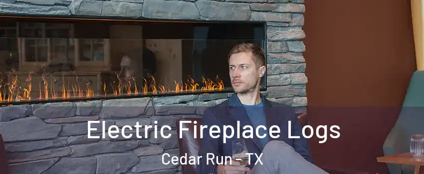 Electric Fireplace Logs Cedar Run - TX