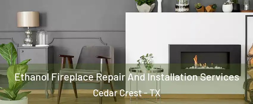 Ethanol Fireplace Repair And Installation Services Cedar Crest - TX