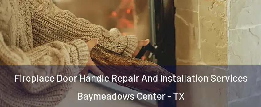 Fireplace Door Handle Repair And Installation Services Baymeadows Center - TX