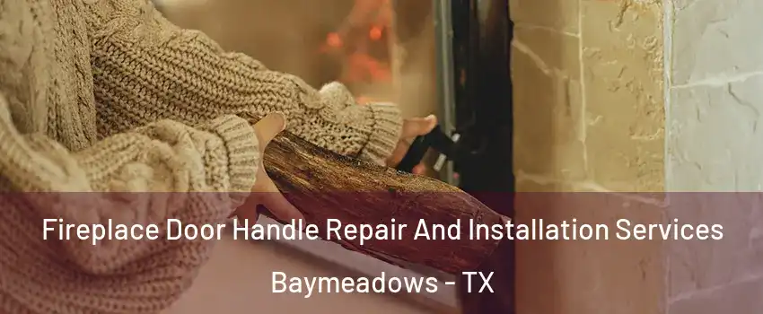 Fireplace Door Handle Repair And Installation Services Baymeadows - TX