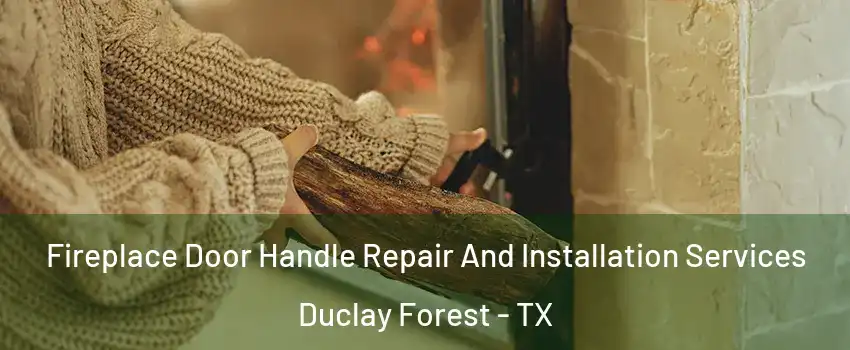 Fireplace Door Handle Repair And Installation Services Duclay Forest - TX