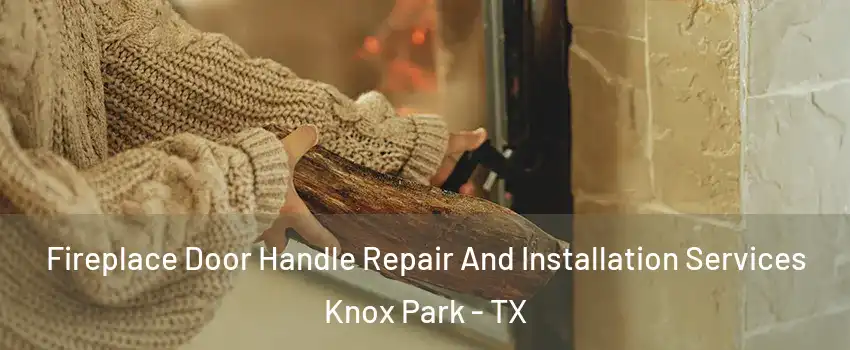 Fireplace Door Handle Repair And Installation Services Knox Park - TX