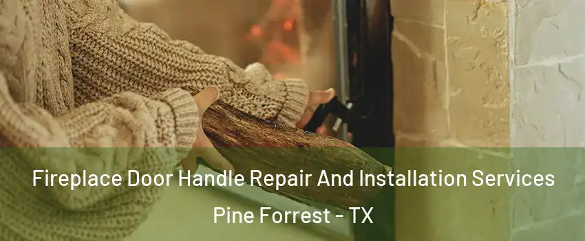 Fireplace Door Handle Repair And Installation Services Pine Forrest - TX