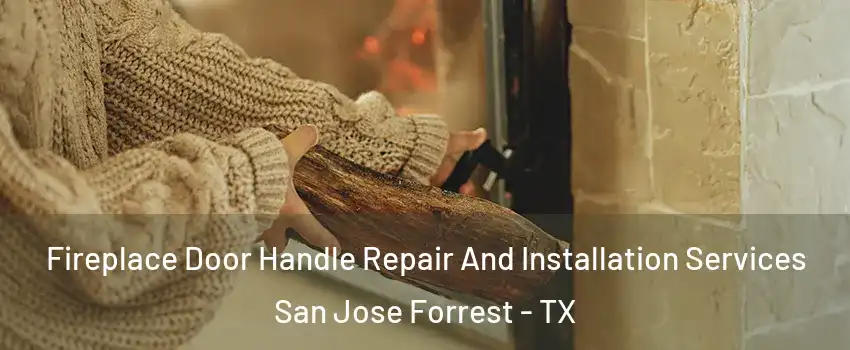 Fireplace Door Handle Repair And Installation Services San Jose Forrest - TX
