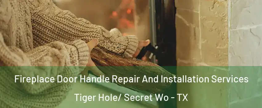 Fireplace Door Handle Repair And Installation Services Tiger Hole/ Secret Wo - TX