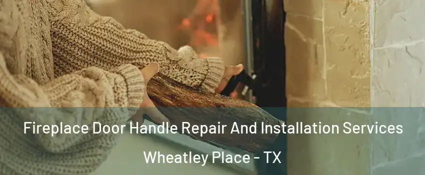 Fireplace Door Handle Repair And Installation Services Wheatley Place - TX