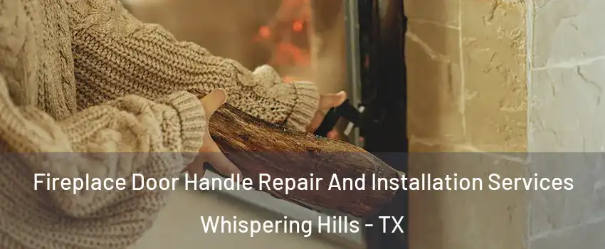 Fireplace Door Handle Repair And Installation Services Whispering Hills - TX