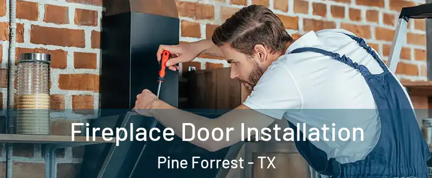 Fireplace Door Installation Pine Forrest - TX