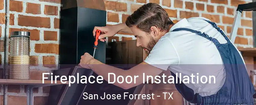 Fireplace Door Installation San Jose Forrest - TX