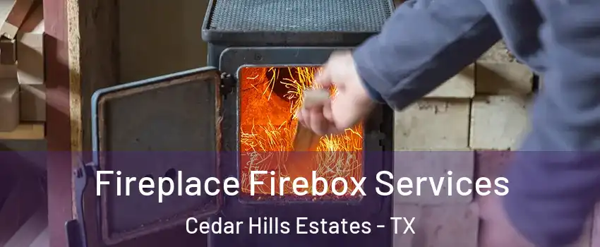 Fireplace Firebox Services Cedar Hills Estates - TX