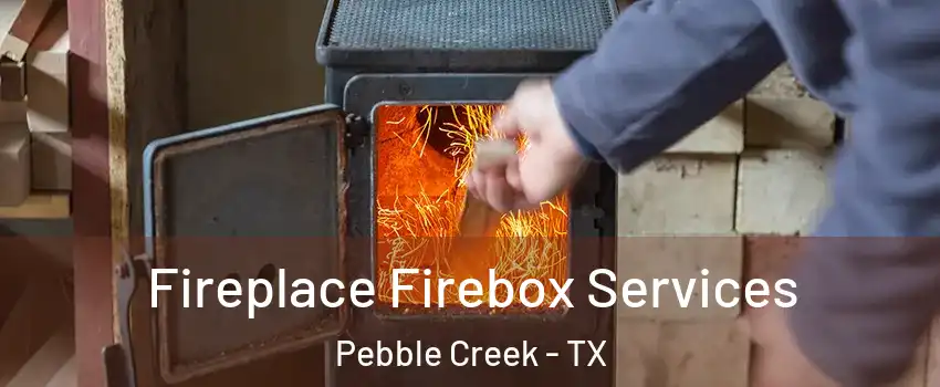 Fireplace Firebox Services Pebble Creek - TX